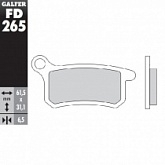 Колодки тормозные Galfer FD265G1396
