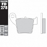 Колодки тормозные Galfer FD278G1396