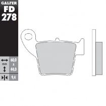 Колодки тормозные Galfer FD278G1396