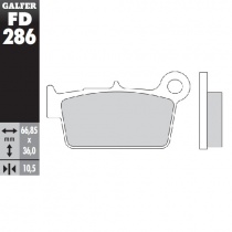 Колодки тормозные Galfer FD286G1396