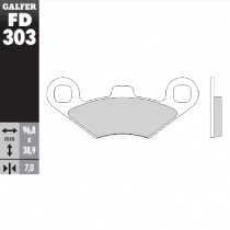 Колодки тормозные Galfer FD303G1054