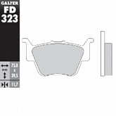 Колодки тормозные Galfer FD323G1054