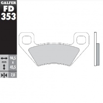 Колодки тормозные Galfer FD353G1054