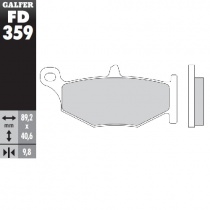 Колодки тормозные Galfer FD359G1054