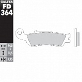 Колодки тормозные Galfer FD364G1054