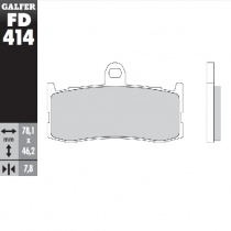 Колодки тормозные Galfer FD414G1375