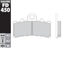 Колодки тормозные Galfer FD450G1054