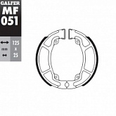 Колодки тормозные Galfer MF051G2165