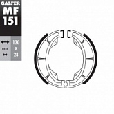 Колодки тормозные Galfer MF151G2165