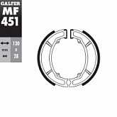 Колодки тормозные Galfer MF451G2165