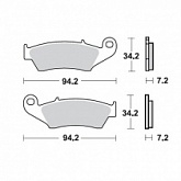 Колодки тормозные Moto-Master 093421
