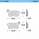 Колодки тормозные Moto-Master 094612