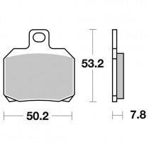 Колодки тормозные SBS 157HF