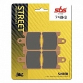 Колодки тормозные SBS 740HS