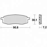 Колодки тормозные TRW Lucas MCB549