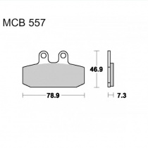 Колодки тормозные TRW Lucas MCB557SRM