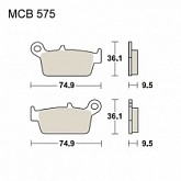 Колодки тормозные TRW Lucas MCB575RSI