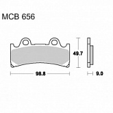 Колодки тормозные TRW Lucas MCB656