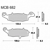 Колодки тормозные TRW Lucas MCB682SV
