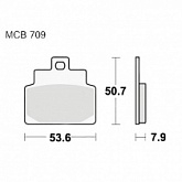 Колодки тормозные TRW Lucas MCB709EC