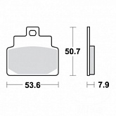 Колодки тормозные TRW Lucas MCB709LC