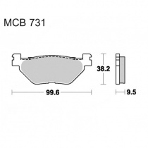 Колодки тормозные TRW Lucas MCB731SH