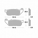 Колодки тормозные TRW Lucas MCB753SV