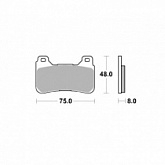 Колодки тормозные TRW Lucas MCB755SCR