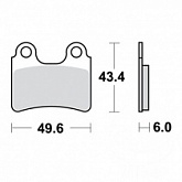 Колодки тормозные TRW Lucas MCB766RSI