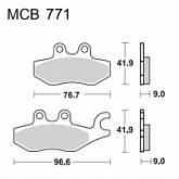 Колодки тормозные TRW Lucas MCB771SRM