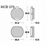Колодки тормозные TRW Lucas MCB79 