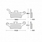 Колодки тормозные TRW Lucas MCB835