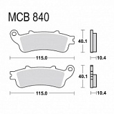 Колодки тормозные TRW Lucas MCB840SH