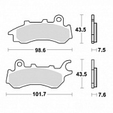 Колодки тормозные TRW Lucas MCB895