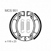 Колодки тормозные TRW Lucas MCS951