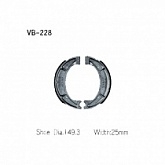 Колодки тормозные Vesrah VB-228