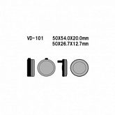 Колодки тормозные Vesrah VD-101