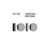 Колодки тормозные Vesrah VD-102