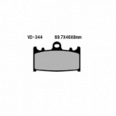 Колодки тормозные Vesrah VD-344