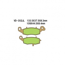 Колодки тормозные Vesrah VD-352JL