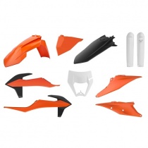 Комплект пластика Polisport 91015 Orange/Black