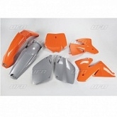 Комплект пластика UFO KTKIT500-999 Orange/Grey