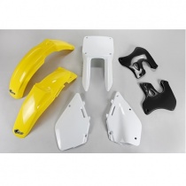 Комплект пластика UFO SUKIT393-999 Yellow/White/Black