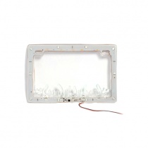 Крепление таблички номерного знака XJB RKN-001 Silver