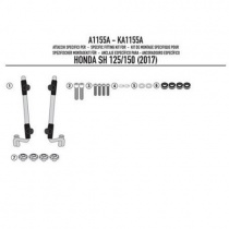 Крепления ветрового стекла Kappa A1155AK