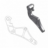Кронштейн крепления суппорта тормозного Moto-Master 211013 320 мм
