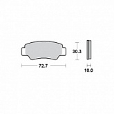 Колодки тормозные Moto-Master 082521