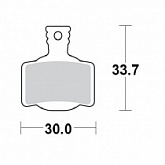 Колодки тормозные Moto-Master 730941
