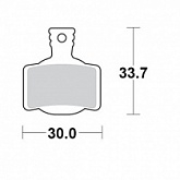 Колодки тормозные Moto-Master 730942