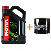 Масло моторное Motul 5100 4T 10W40 (4л)+Фильтр масляный HifloFiltro HF138